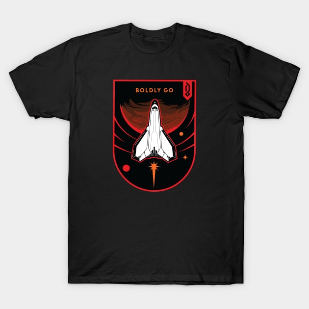 Boldly Go T-Shirt by graphicblack